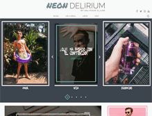 Tablet Screenshot of neondelirium.com